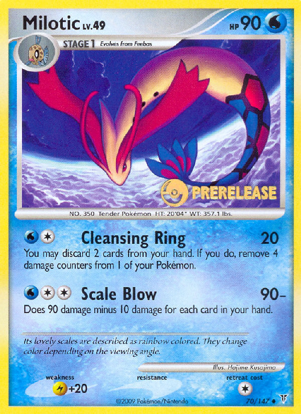 Supreme Victors Milotic #70 Prerelease Promo